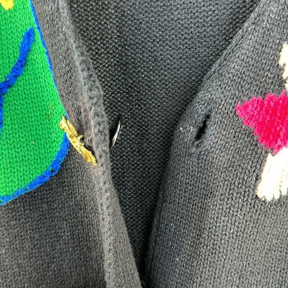 Jack B Quick Short Sleeve Frog Design Sweater - Picture 6 of 10